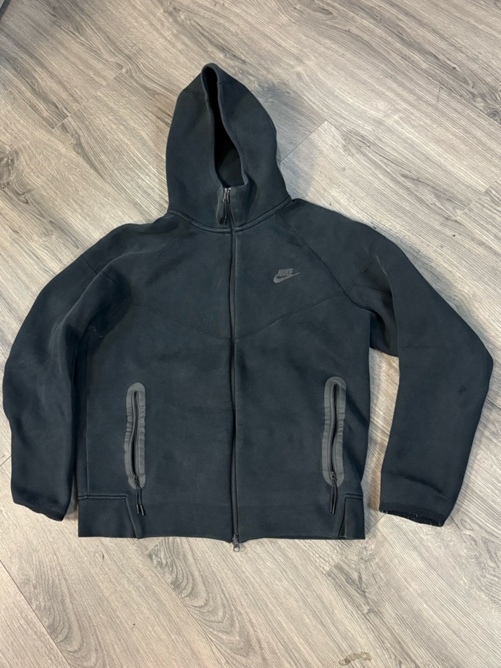 Nike tech Black Hooded Jacket